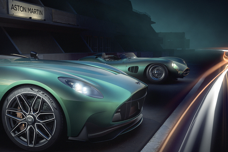 DBR22 là mẫu xe có cấu trúc thiết kế buồng lái mở hai chỗ ngồi mới nhất của thương hiệu và được lấy cảm hứng từ những mẫu xe cổ điển như DBR1 và DB3S. Mẫu concept mới giúp làm nổi bật chuyên môn thiết kế của Q và giới thiệu kỹ thuật in 3D mới của Aston nhằm mục đích ứng dụng vào việc sản xuất khung phụ phía sau của xe.