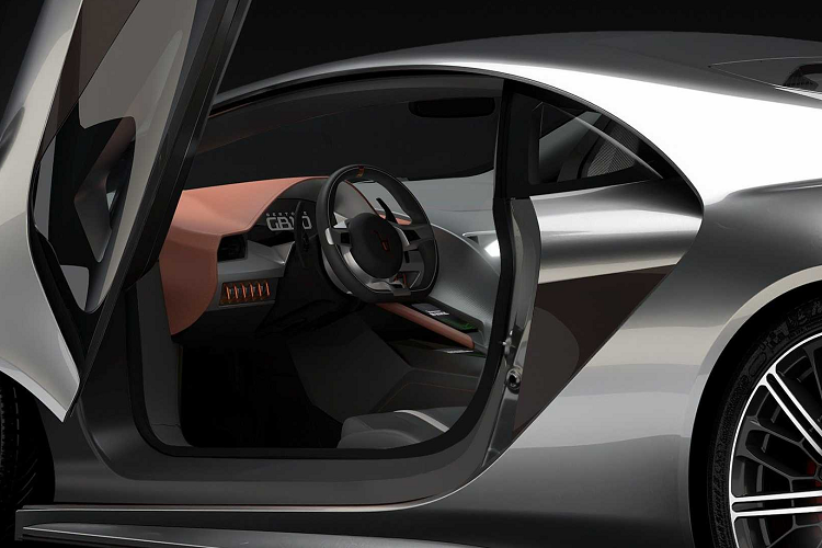 Ngoài ra, nhằm đem đến một diện mạo ấn tượng hơn, chiếc xe này được trang bị bộ cửa cắt kéo. Ở phía sau, xe còn có một cặp ống xả xếp chồng lên nhau trong các cửa xả hình thang. Hiện tại, Bertone vẫn chưa công bố chi tiết các hình ảnh trong khoang nội thất của xe.