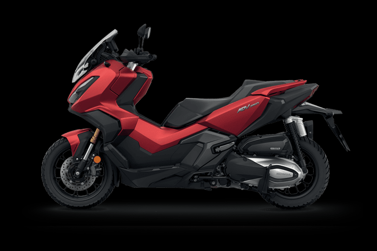 Hệ thống treo trên Honda ADV 350 bao gồm phuộc trước hành trình ngược và giảm xóc đôi sau có bình dầu phụ. Phanh đĩa tiêu chuẩn của xe còn được tích hợp tính năng chống bó cứng phanh ABS.