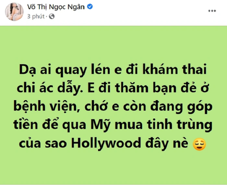 Ngân 98 tiếp tục tuyên bố sẽ 'mua giống' của sao Hollywood Ngan 98 tiep tuc tuyen bo se 'mua giong' cua sao Hollywood