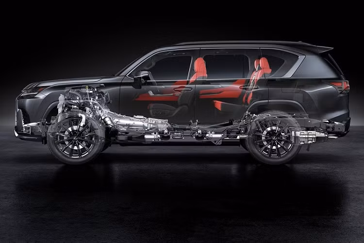 Tiếp đến là bộ mâm hợp kim có đường kính lên đến 22 inch, với thiết kế đa chấu và được sơn màu đen để đem đến cái nhìn mạnh mẽ hơn. Ở thế hệ mới, F Sport cũng là phiên bản duy nhất có sẵn với tùy chọn màu sơn Ultra White.