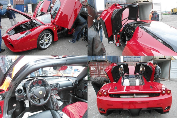 Chiếc Ferrari Enzo siêu hiếm khi đó được người nhập xe mượn cảng Hải Phòng làm nơi trung chuyển trước khi lên đường về nhà, bấy giờ, đích đến của xe Ferrari Enzo này được cho ở Trung Quốc.