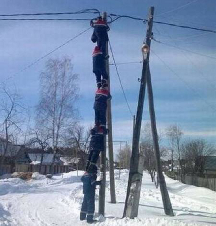 Chiếc thang độc nhất vô nhị.