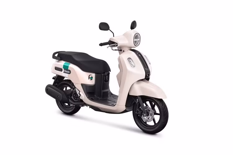 Tại Indonesia, Yamaha Fazzio Hybrid có tổng cộng 4 tùy chọn màu sắc gồm Đen, Đỏ, Xanh và Trắng 