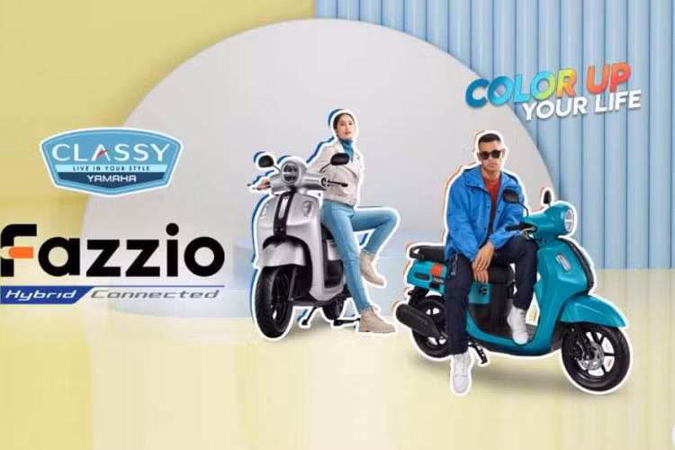 Mới đây, hãng xe máy Nhật Bản vừa chính thức giới thiệu một mẫu xe ga cho thị trường Indonesia với tên gọi Yamaha Fazzio Hybrid 2022 mới, mang đến thêm cho khách hàng tại thị trường này một lựa chọn xe ga mới độc đáo và tiết kiệm xăng hơn.