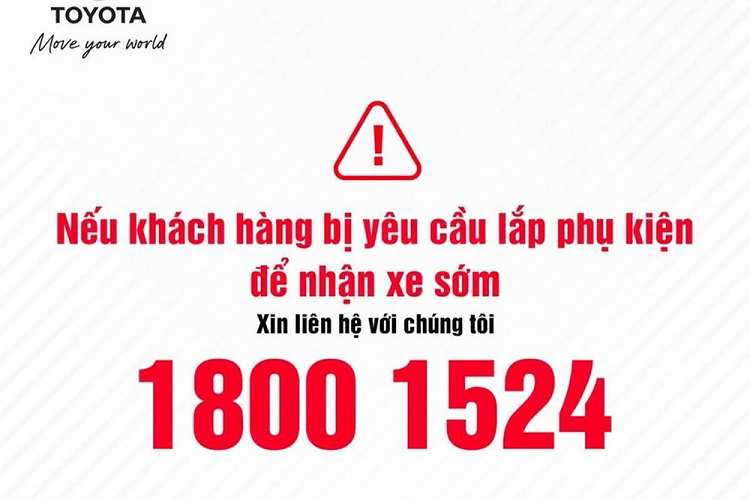 Toyota Viet Nam lai khang dinh khong ban xe kieu 