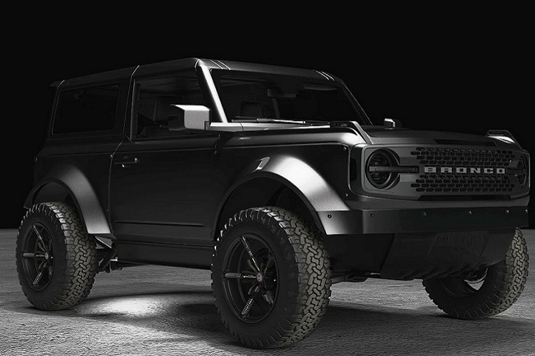 Theo đánh giá cá nhân thì bộ vành mà nghệ sĩ thiết kế CGI của Thiago Design đã nghĩ ra cho Ford Bronco R Carbon Edition 2022 hoàn toàn có thể đè bẹp bộ mâm đến từ nhà độ HRE Performance Wheels danh tiếng, nếu chỉ xét trên góc độ "lạ - độc - dị". Đó là bộ mâm năm chấu với mỗi chấu được cấu thành từ một... bộ thụt giảm xóc.