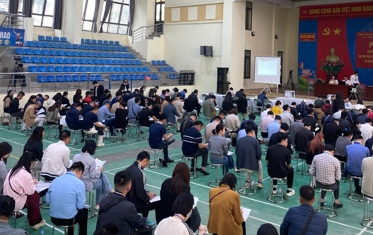 Thanh Oai dau gia thanh cong 81 lo dat, thu 489 ty dong