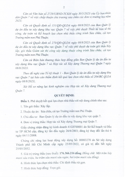 TP. HCM: HTX Xây dựng Thương mại Q.7 1 tháng trúng 8 gói thầu - Hình 5 TP. HCM: HTX Xay dung Thuong mai Q.7 1 thang trung 8 goi thau-Hinh-5