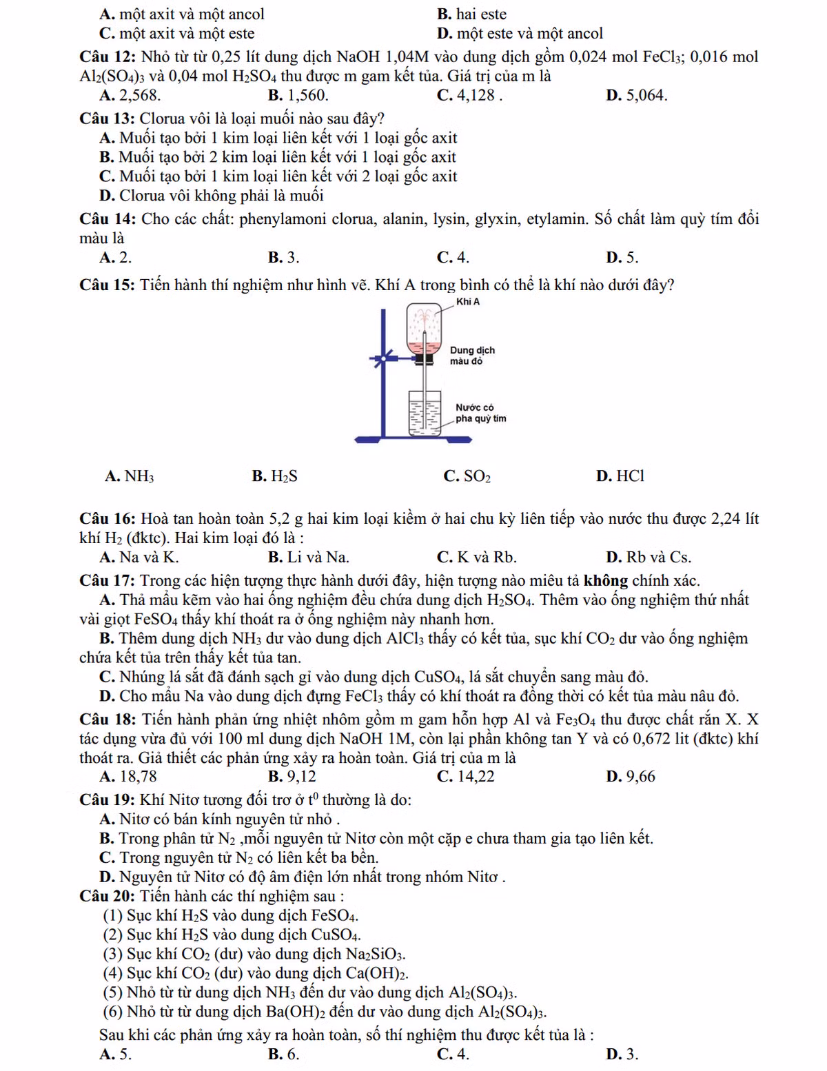De thi thu THPT quoc gia 2015 mon Hoa hoc THPT Phan Dang Luu TP HCM-Hinh-2