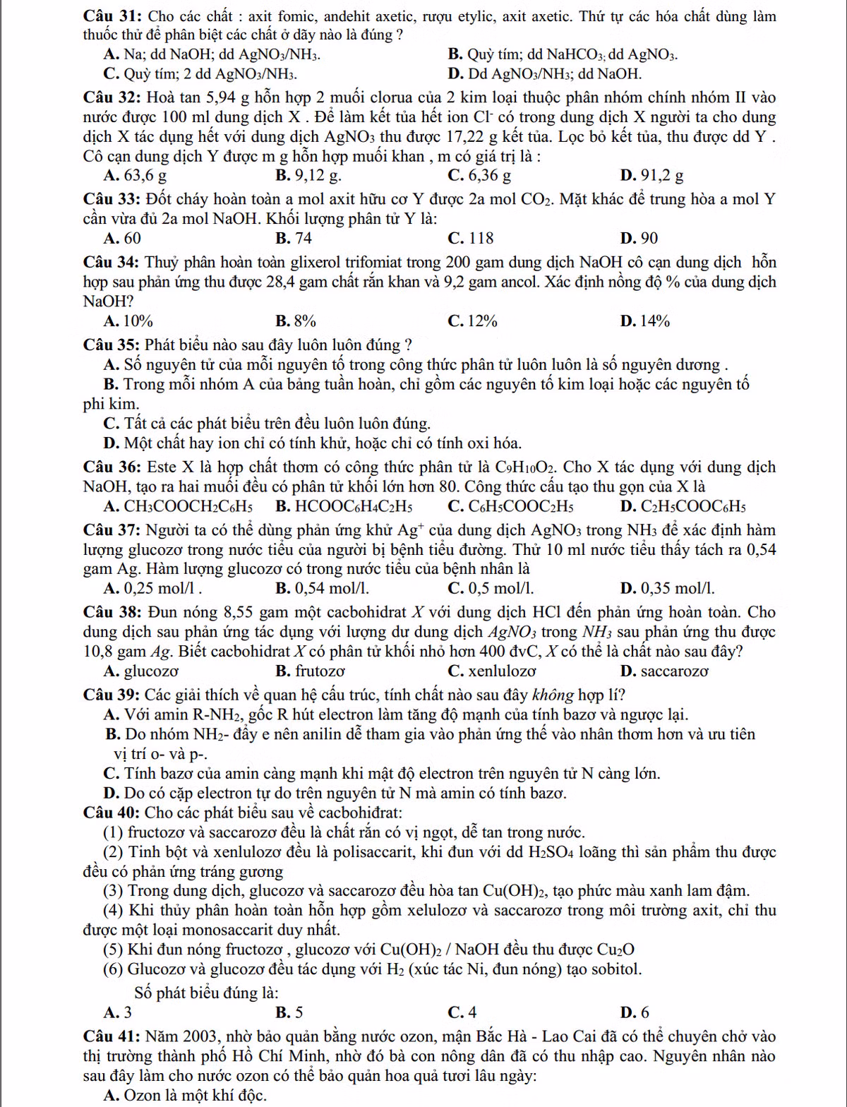 De thi thu THPT quoc gia 2015 mon Hoa hoc THPT Phan Dang Luu TP HCM-Hinh-4