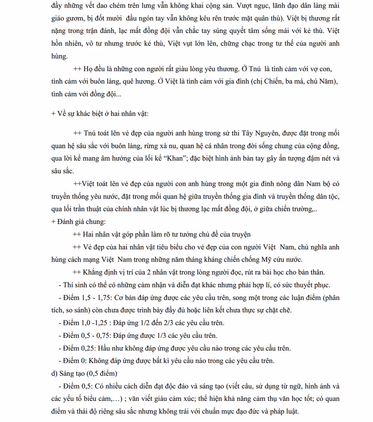 De thi thu THPT quoc gia 2015 mon Ngu Van THPT Nguyen Binh-Hinh-8