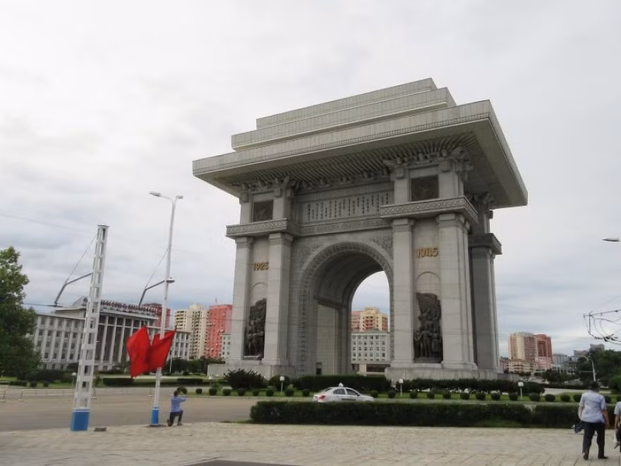 Khải Hoàn Môn ở Bình Nhưỡng.