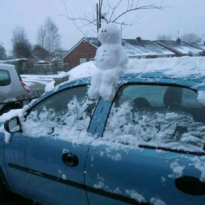 "Tôi sẽ cười ngất nếu thấy thứ này trên xe của mình", người đăng bức ảnh đặc biệt này viết.