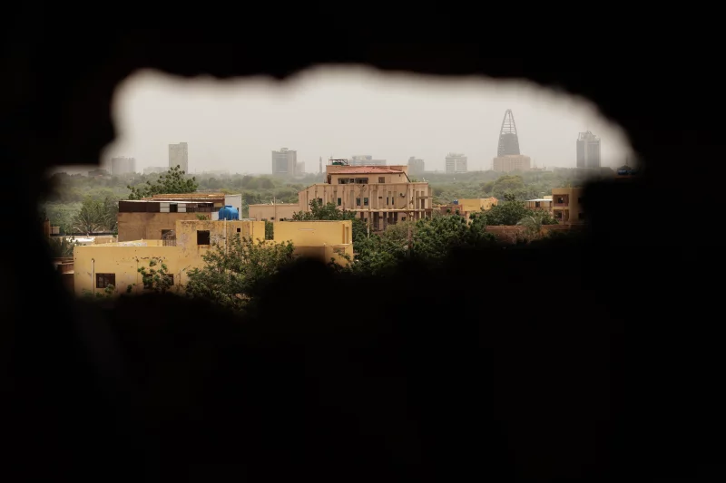 Thành phố Khartoum nhìn từ xa. Ảnh: NPR.