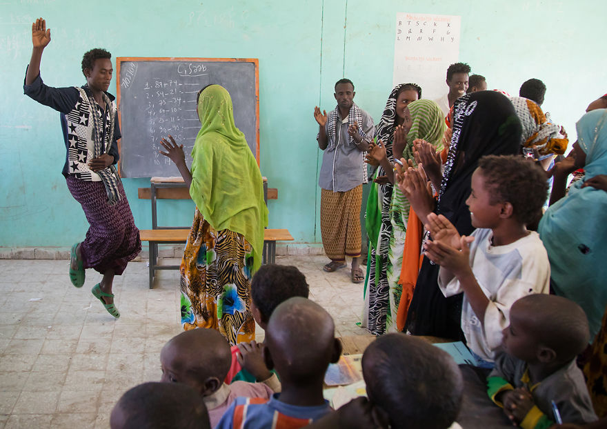 Ngôi trường ở khu vực Semera được xây dựng vào năm 2012.