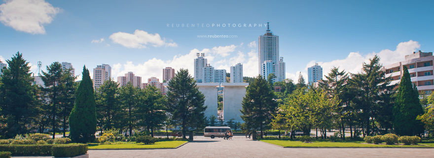 Quang cảnh thành phố Wonsan.