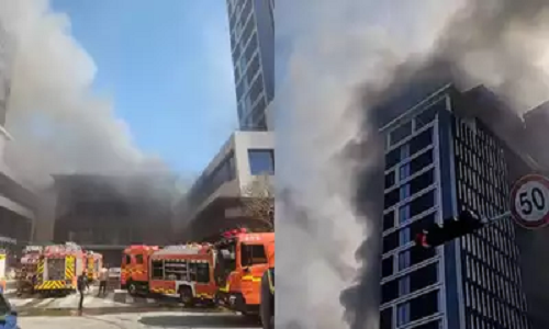 Cảnh sát đang mở cuộc điều tra về nguyên nhân vụ cháy. Ảnh: IT.