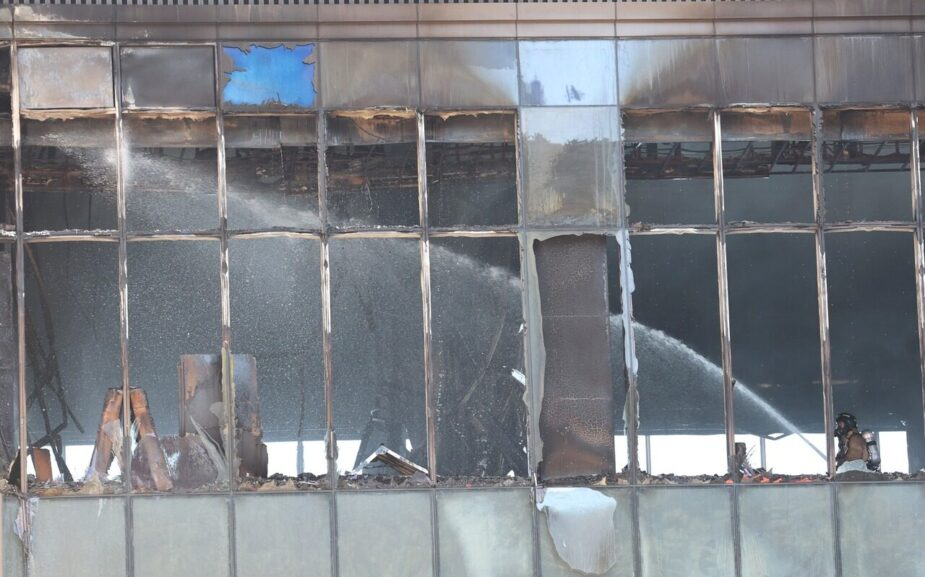 Được biết, khách sạn nghỉ dưỡng sang trọng này được khởi công xây dựng vào tháng 4/2022 và dự kiến khai trương vào nửa đầu năm nay. Ảnh: Yonhap.