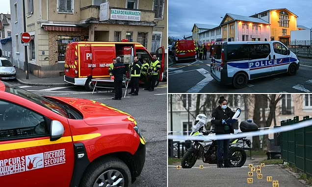 Hiện trường vụ tấn công khủng bố bằng dao tại Pháp Hien truong vu tan cong khung bo bang dao tai Phap