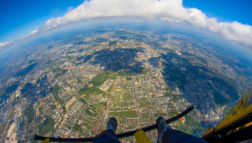 Những bức ảnh được chụp từ máy bay, khinh khí cầu, máy bay không người lái...ghi lại khung cảnh ấn tượng tại đất nước Ba Lan. (Nguồn ảnh: BP)