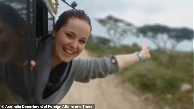 Erin Langworthy là một người đam mê du lịch.