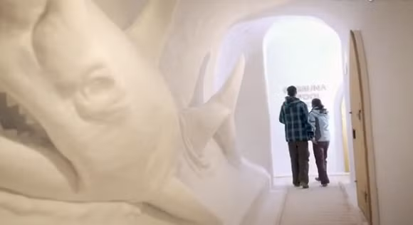 Iglu-Dorf còn cung cấp các hoạt động cho du khách, bao gồm trượt tuyết,...