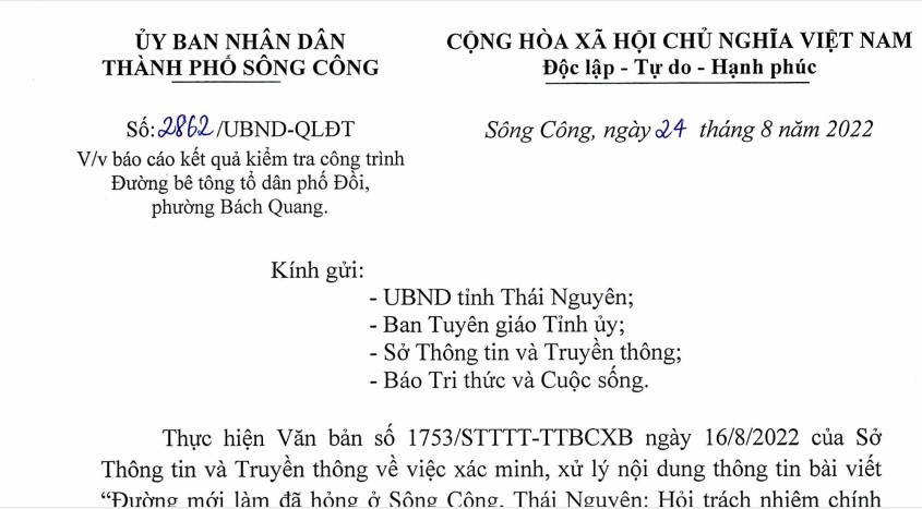 Duong moi lam da hong o Song Cong Thai Nguyen: Chinh quyen tra loi sao?-Hinh-2