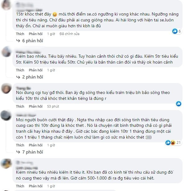 Một bộ phận cư dân mạng lại cho rằng anh chàng đã nói đúng, nói thẳng và thật về mức sống của đại bộ phận, đặc biệt là gen Z hiện nay. Một số bình luận được đưa ra như: "Người ta nói đúng mà. Tui lương 10 triệu, đi làm mà muốn mua cái gì cũng phải đắn đo, chán ghê", "Long Chun nói đúng mà. 10 triệu chỉ đủ tồn tại thôi. Nhưng cuộc sống sẽ chật vật, nên cố mà tăng nguồn thu nhập lên thôi",...