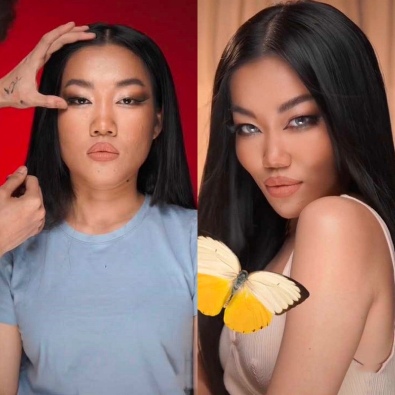 Cô thường khiến fan trầm trồ với các tạo hình trang điểm chỉn chu khoe thần thái sắc sảo.