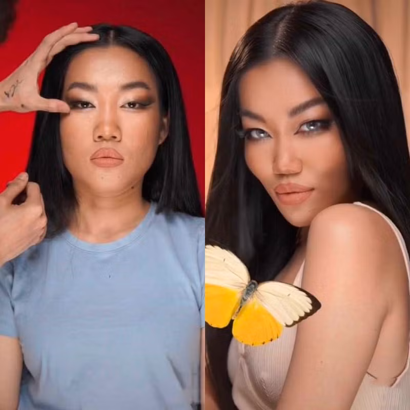 Cô thường khiến fan trầm trồ với các tạo hình trang điểm chỉn chu khoe thần thái sắc sảo.