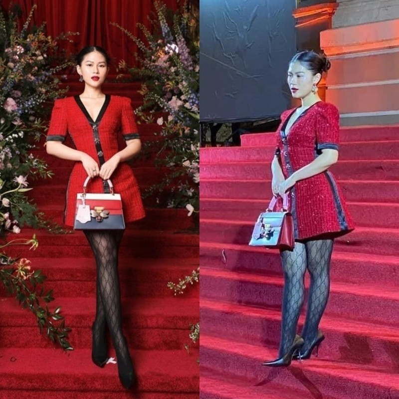 Trong quá khứ, Ngọc Thanh Tâm từng khiến dư luận xôn xao với khoảnh khắc đi thảm đỏ bất ổn tại một sự kiện diễn ra vào tháng 4/2022.