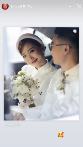 Đến mới đây Linh Ngọc Đàm còn chia sẻ ảnh cưới của Bụt với Lê Thị Khánh Huyền và bày tỏ sự hạnh phúc trước cái kết viên mãn của tình cũ.