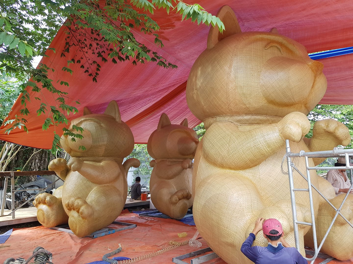 Trước đó, cũng có một số tỉnh thành đã “nhá hàng” linh vật mèo năm 2023 của địa phương mình khiến cư dân mạng không khỏi trầm trồ. Ảnh: Nguyễn Phúc Vĩnh Hy