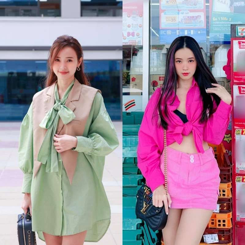 Khoảnh khắc ghi lại, Midu diện trang phục giản dị với áo phông trắng, để tóc xõa. Nhưng tâm điểm chú ý lại chính là gương mặt chính chủ.