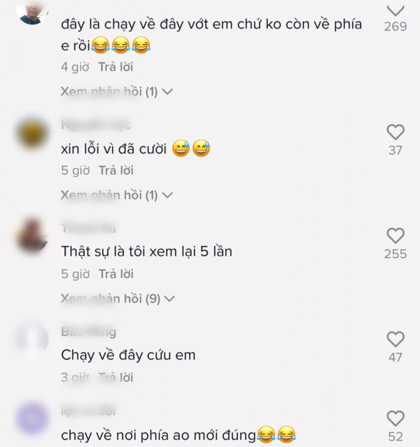 Dưới video netizen đua nhau để lại bình luận, thể hiện việc không nhịn nổi cười với màn đu trend của cô gái.