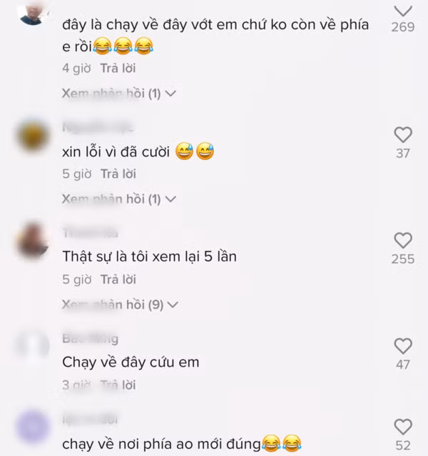 Dưới video netizen đua nhau để lại bình luận, thể hiện việc không nhịn nổi cười với màn đu trend của cô gái.