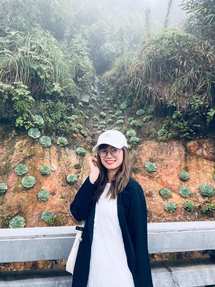 Phía dưới bình luận cư dân mạng đua nhau khoe khoảnh khắc check in cùng hoa sen đá tại Fansipan. Ảnh: Manh Nguyen Van