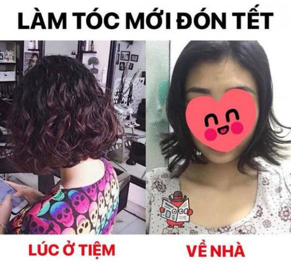 Vào dịp gần Tết, nhu cầu làm đẹp đón Tết của giới trẻ ngày càng tăng. Ai cũng muốn làm tóc để cải thiện vẻ ngoài khi đón Tết.