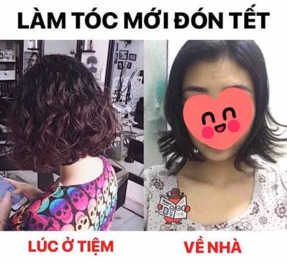Vào dịp gần Tết, nhu cầu làm đẹp đón Tết của giới trẻ ngày càng tăng. Ai cũng muốn làm tóc để cải thiện vẻ ngoài khi đón Tết.