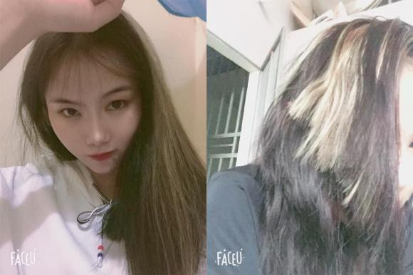 Cô gái tự tay cắt phăng mái tóc của mình vì nghĩ sẽ có kiểu tóc mới đón Tết.