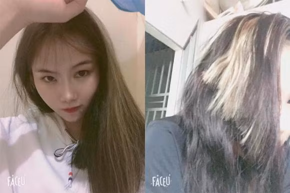 Cô gái tự tay cắt phăng mái tóc của mình vì nghĩ sẽ có kiểu tóc mới đón Tết.