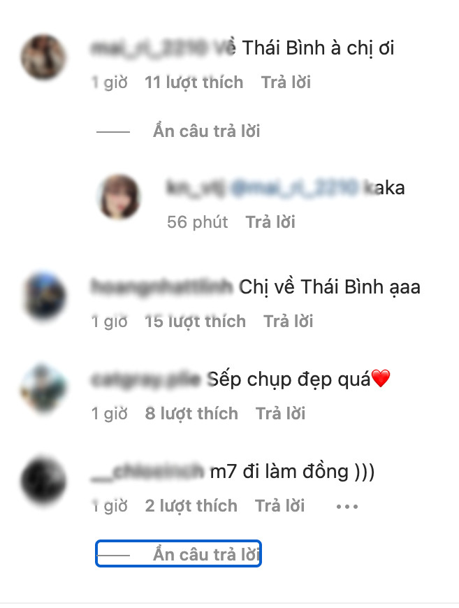 Phía dưới bài đăng, hàng loạt bình luận của cộng đồng mạng còn chỉ điểm luôn đây là khu Tiền Hải - Thái Bình, quê ngoại Sơn Tùng. Hiện chưa rõ thực hư ra sao nhưng nếu là thật thì càng chứng tỏ mối quan hệ tốt đẹp của Hải Tú với gia đình Sơn Tùng.