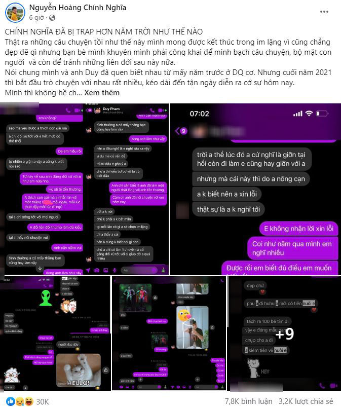 Trong quá trình yêu nhau Bông Tím được cho là hỗ trợ D. hết mình trong việc phát triển một thương hiệu thời trang riêng ở Sài Gòn với tư cách giúp đỡ bạn trai.