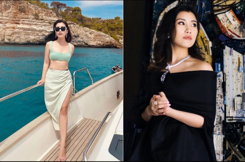 Dù đang ở những tháng gần cuối của thai kỳ nhưng Chryseis thường xuyên check-in ở khắp nơi trên thế giới.