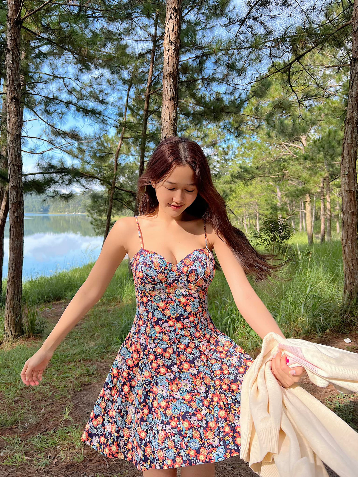 Tập luyện thường xuyên nên Nhung Gumiho luôn duy trì được hình thể cân đối.