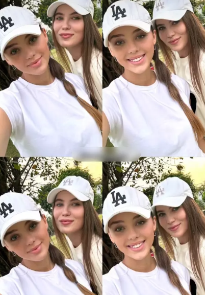 Cô nàng còn ra ngoài tụ tập bạn bè, trong thời gian chồng đi công tác ở Qatar.