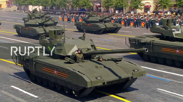 Xe tăng chiến đấu chủ lực T-14 Armata...