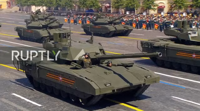 Xe tăng chiến đấu chủ lực T-14 Armata...