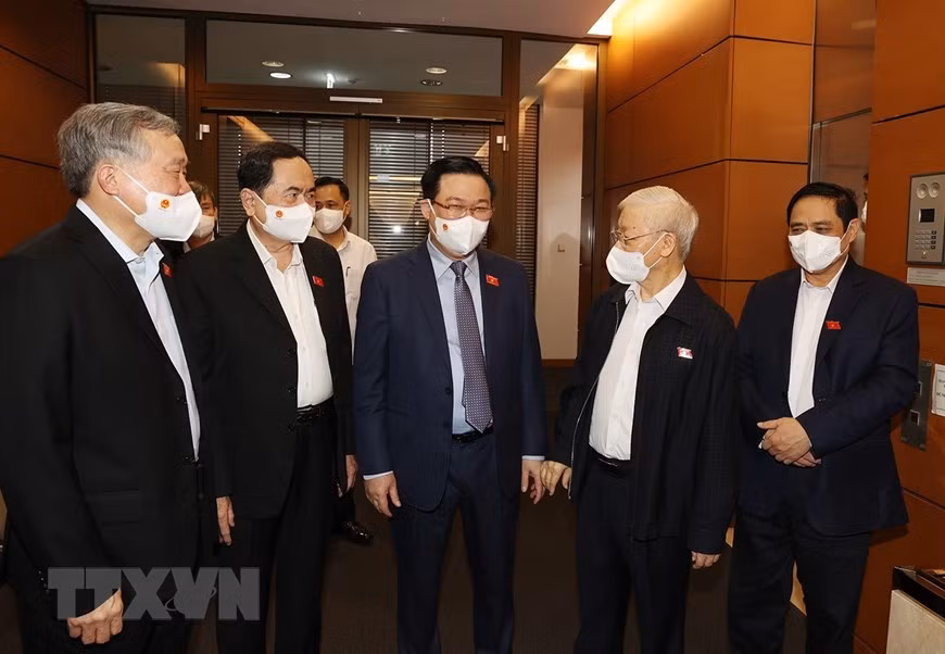 Tong Bi thu du phien thao luan cua Quoc hoi ve phong, chong tham nhung